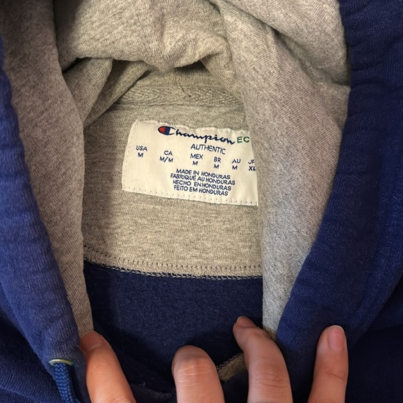 Royal Blue Champion Hoodie - Picture 4 of 8